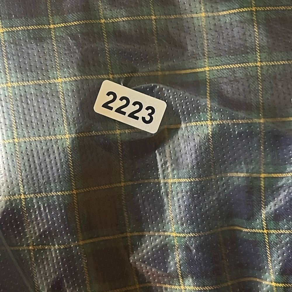 Ralph Lauren Classic Fit Button Down Shirt Green Blue Plaid Mens Small - Picture 7 of 7